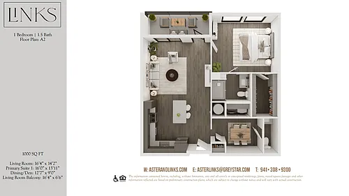 Floor plan Links A2