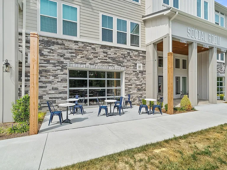 Outdoor picnic area