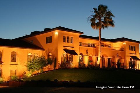 Front 3/4 view at sunset