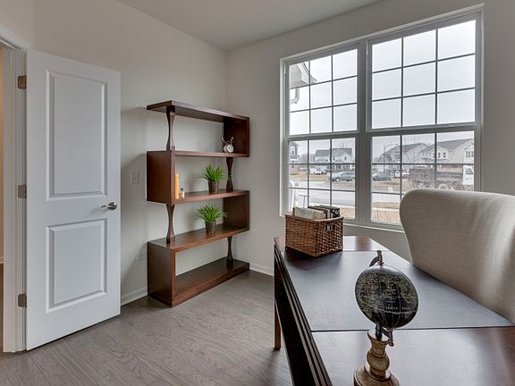 Flex Room Showcased as a Home Office