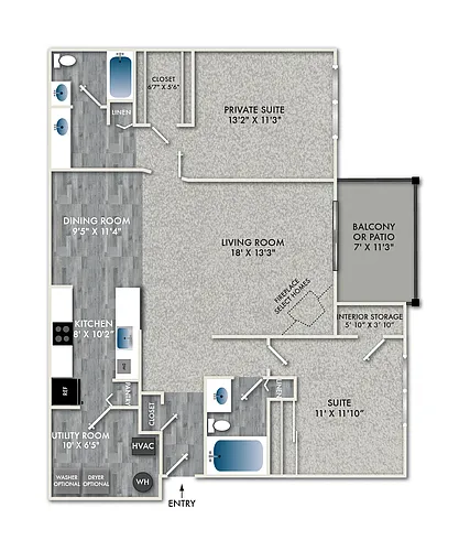 Floor plan Spinnaker
