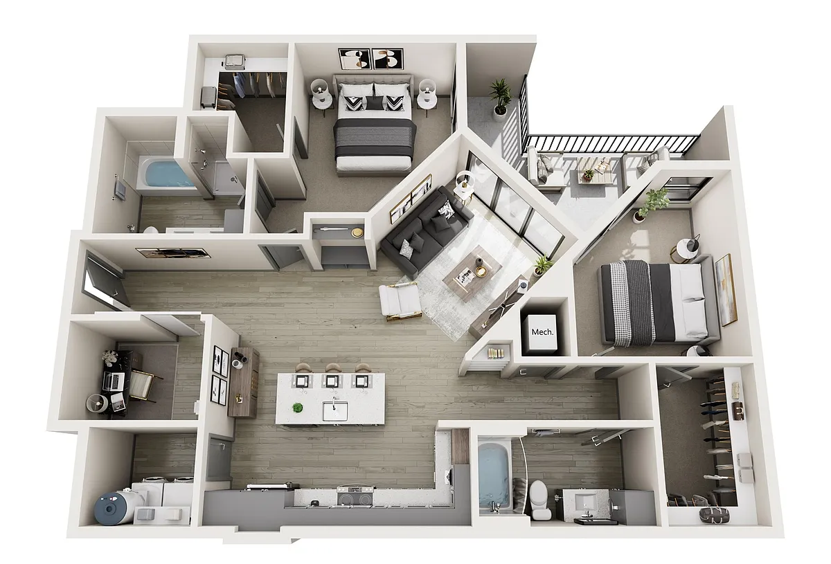 Floor plan B2