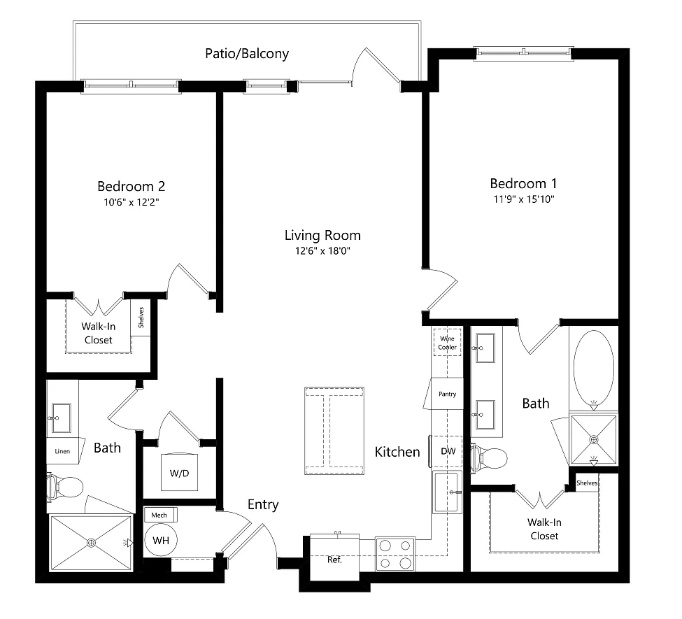 Floor plan Josephine