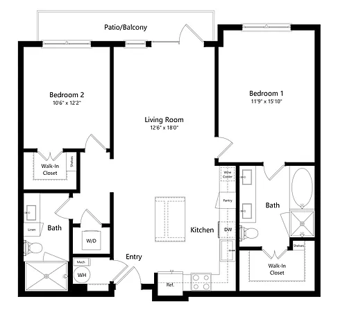 Floor plan Josephine