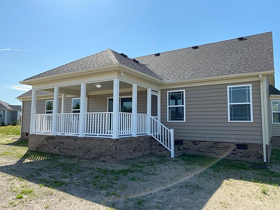 Large covered porch