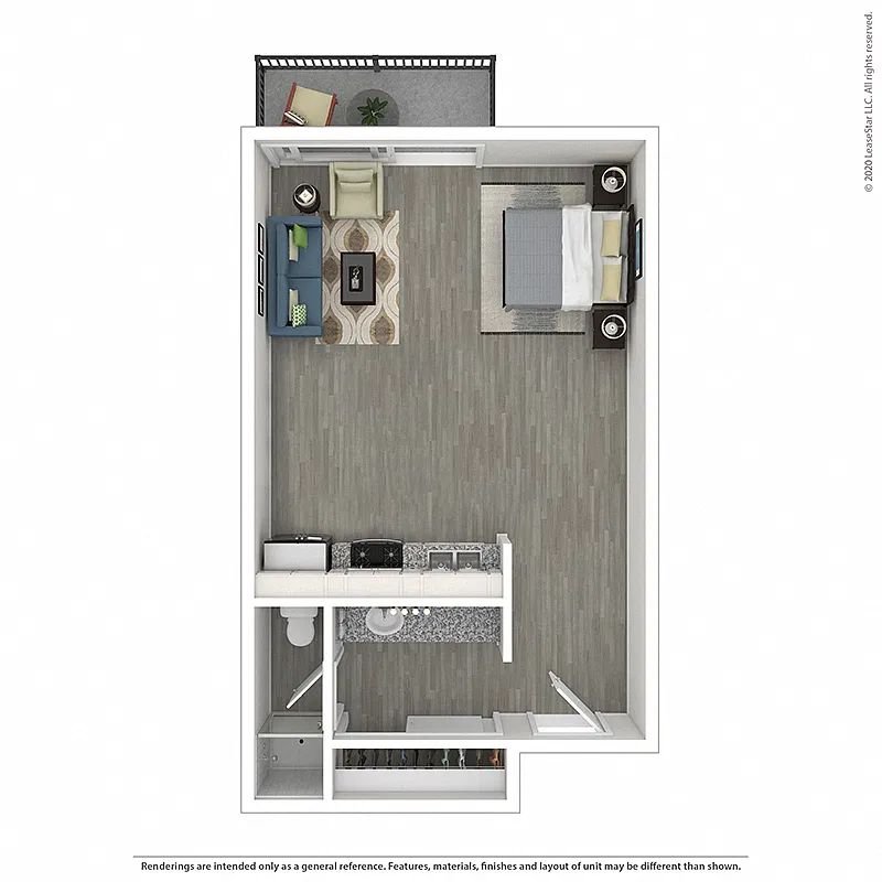 Floor plan STUDIO B