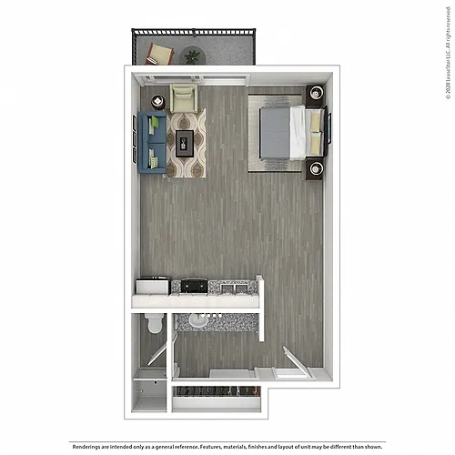 Floor plan STUDIO B