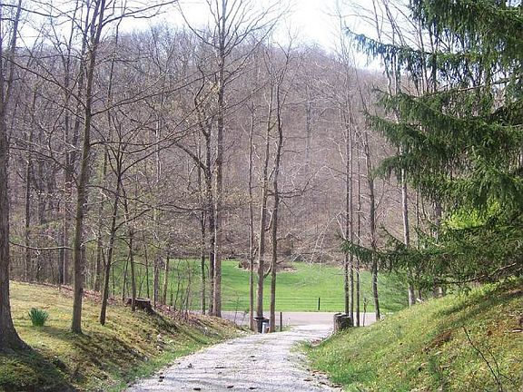 The view down your private drive. What's not to like!