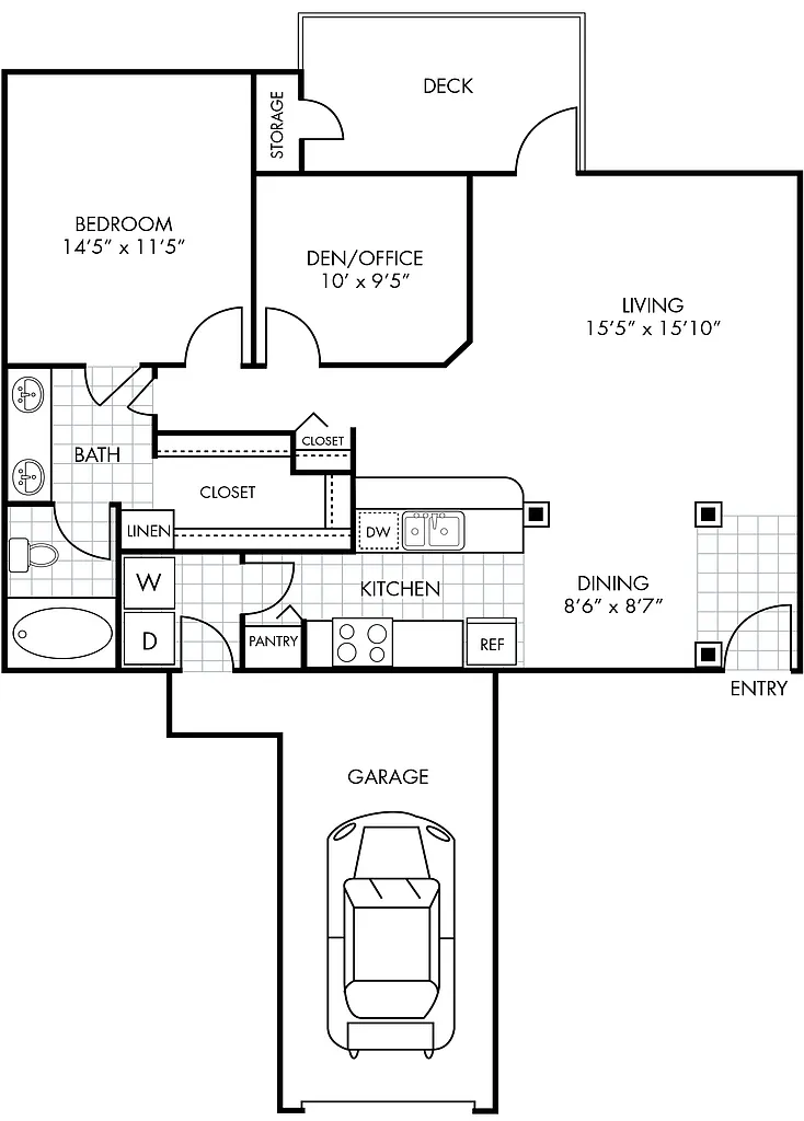 Floor plan Addison A4