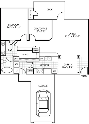 Floor plan Addison A4