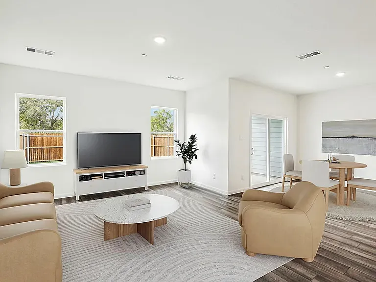 Living Room & Dining Room