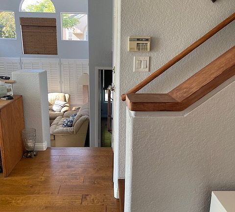 Wood flooring stairs