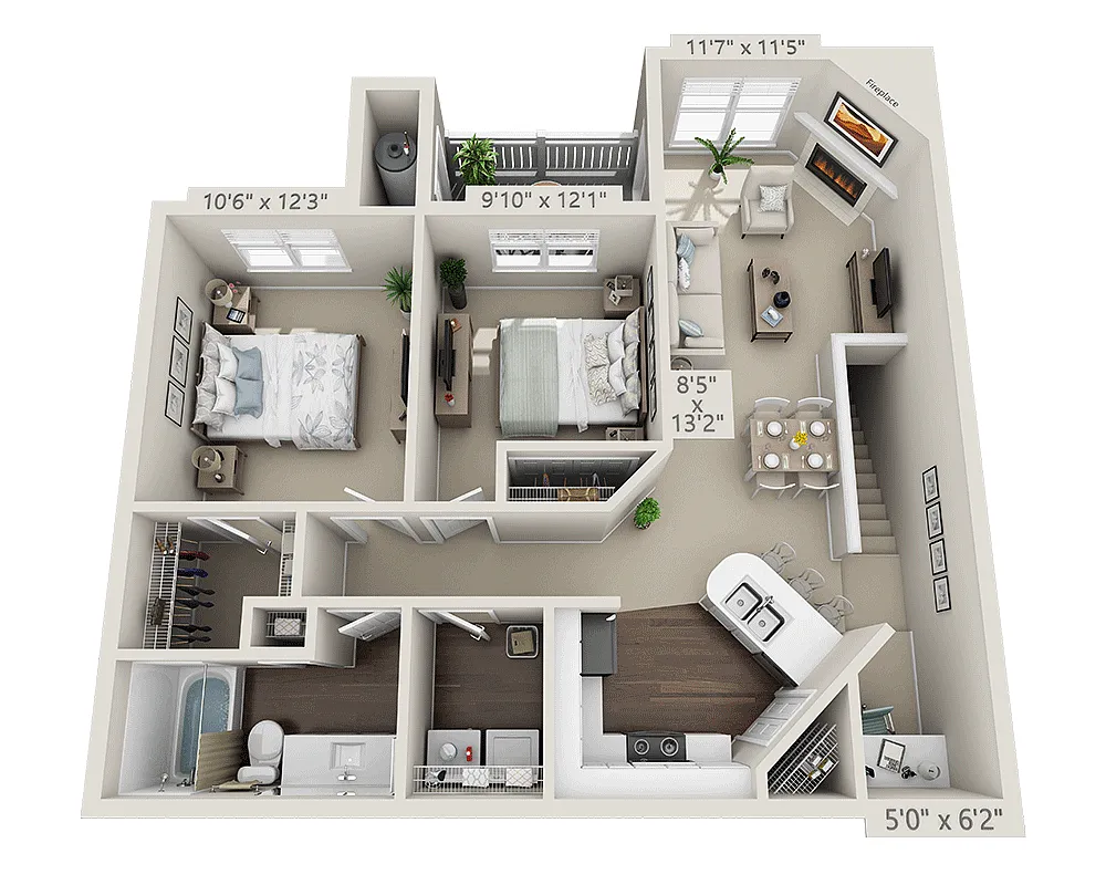 Floor plan Cedar 4