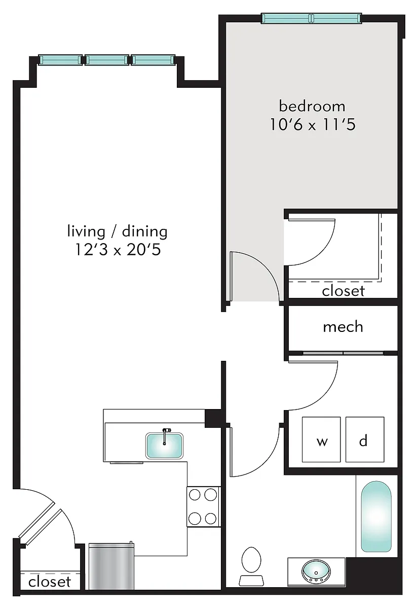 Floor plan 1D ALT-1
