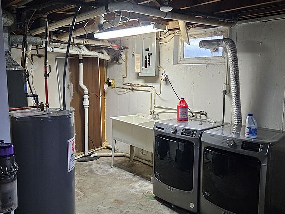 Maytag front load washer and dryer included in rent