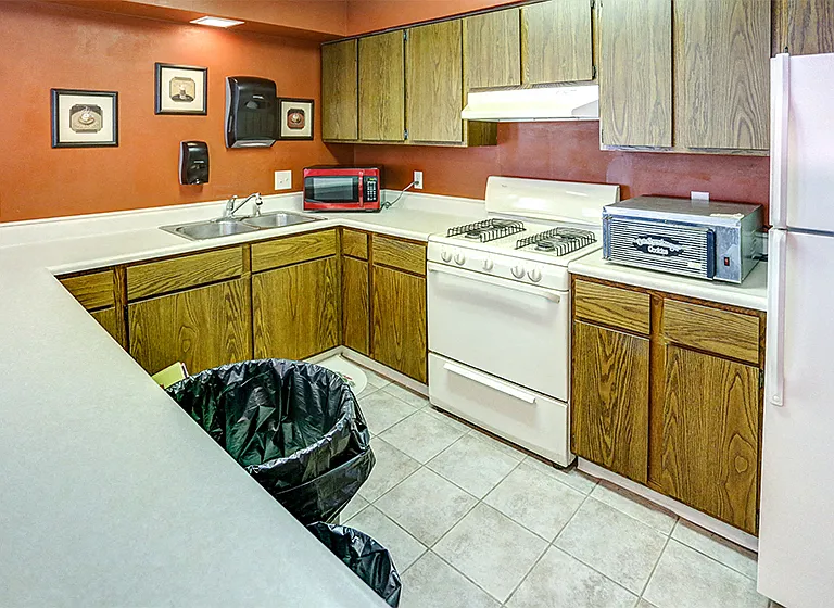 Clubhouse Kitchen at Williamsburg on the Lake