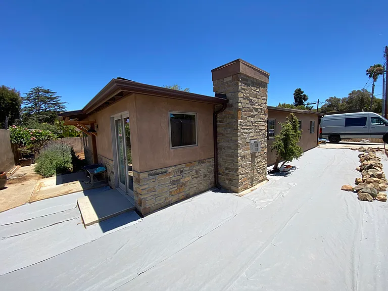 Finishing minor landscaping touches will be completed in a few days.