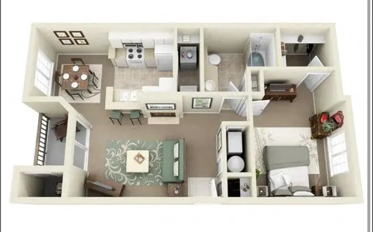 1 bed, 718 sqft, $1,613 — Photo 1