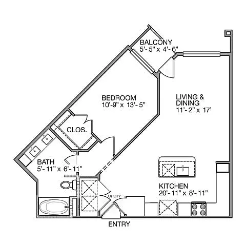 Floor plan Verlander