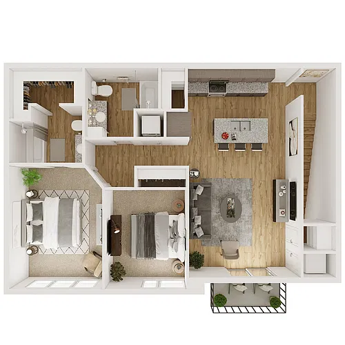 Floor plan The Thunderhead Villa