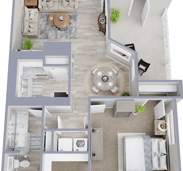 A1 Classic Floorplan Diagram