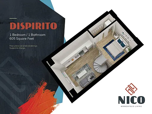 Floor plan Dispirito