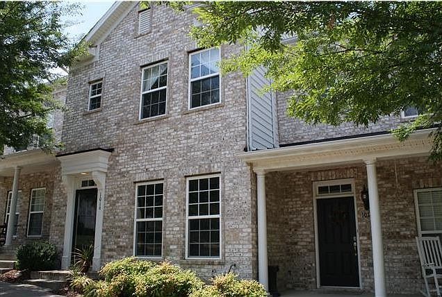 house front on quiet street