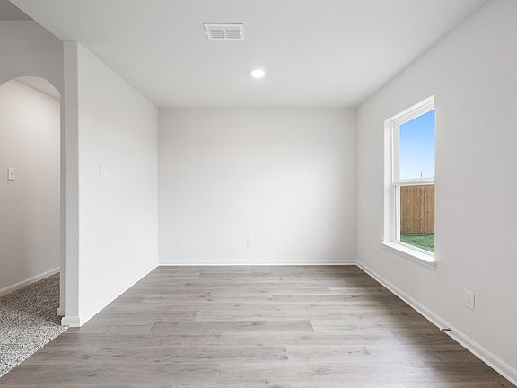 The dining room of the Reed sits right off of the kitchen.