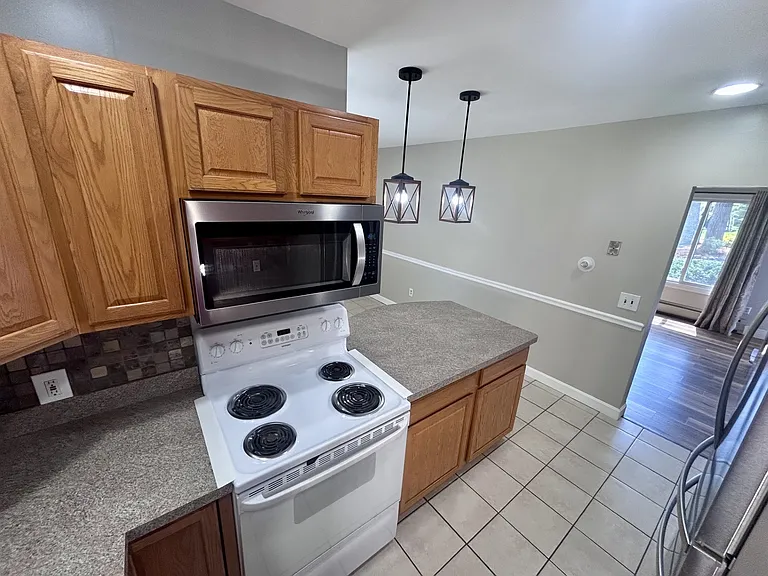 Nice stainless steel microwave