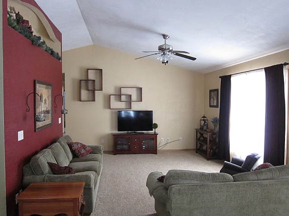 Living Room with upper cubby