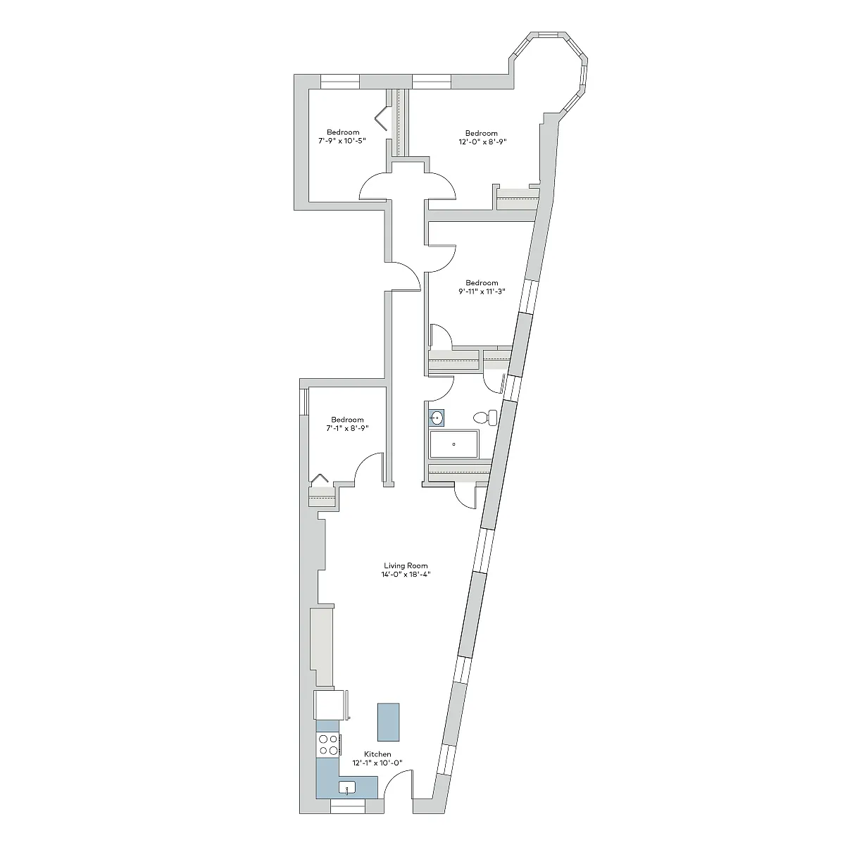 Floor plan 1509-4bA