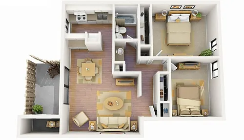 Floor plan Blue Spruce