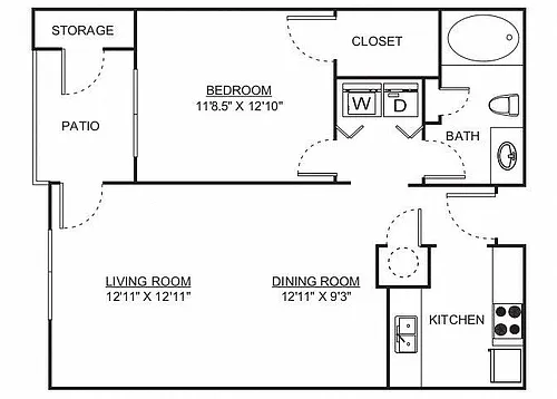 Floor plan The Rivermist