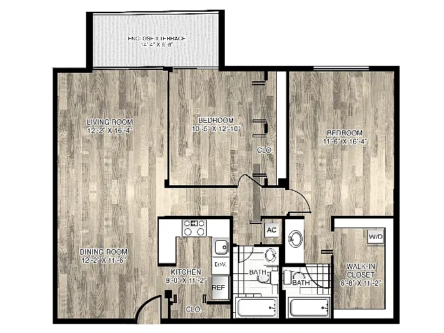 Floor plan Model C