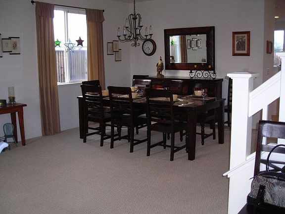 Formal Dining space with living room