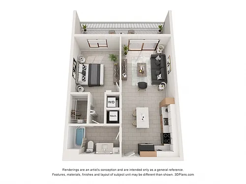 Floor plan Model A4