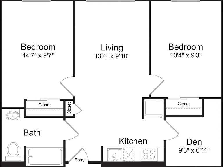 B06 Two Bedroom B06 Two Bedroom