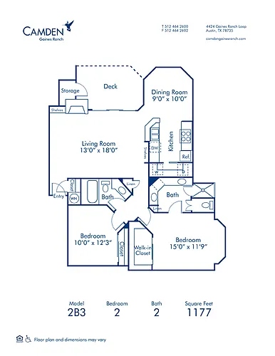 Floor plan 2B3