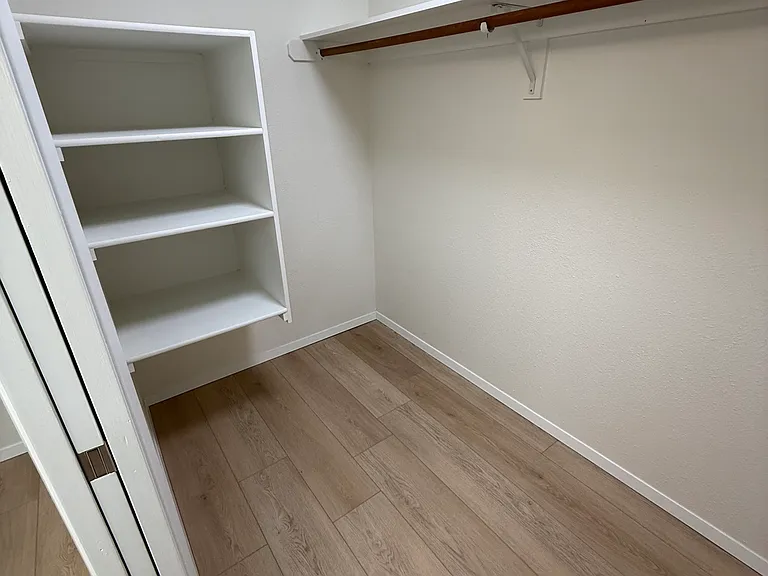 Walk in closet (left view).