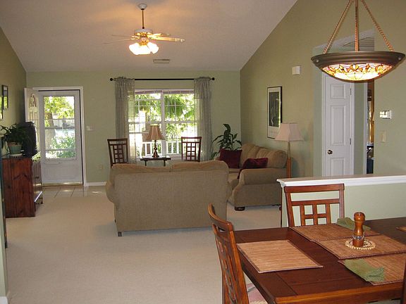 High ceilings, cool colors...