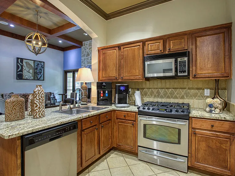 The Park at Braun Station Leasing Office Kitchen