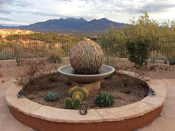 Fountain in the back yard