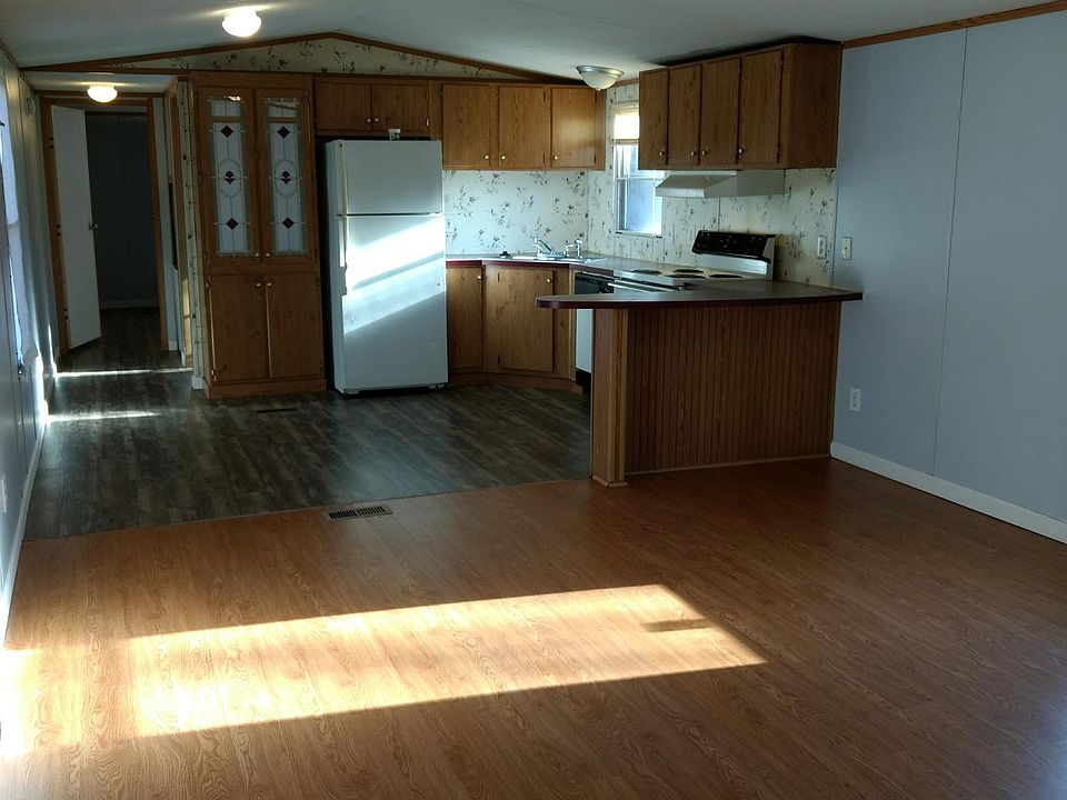 Living room and kitchen