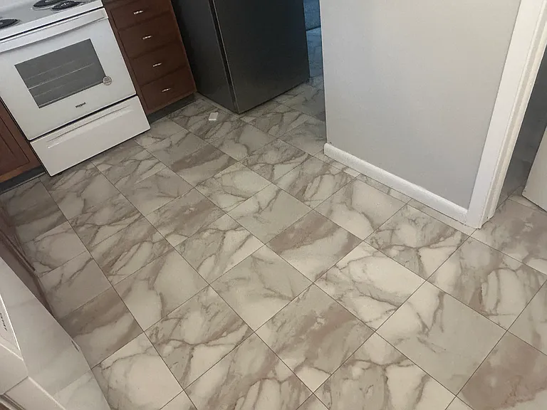 All new flooring