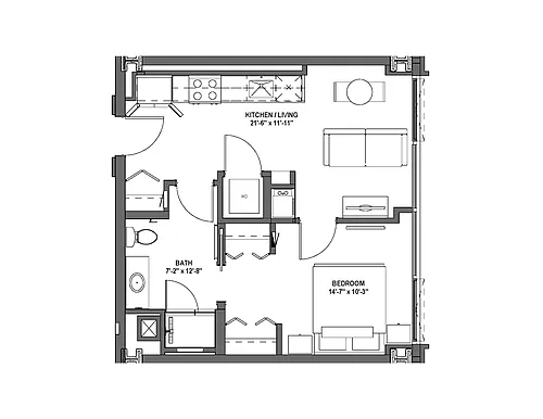 Floor plan B1