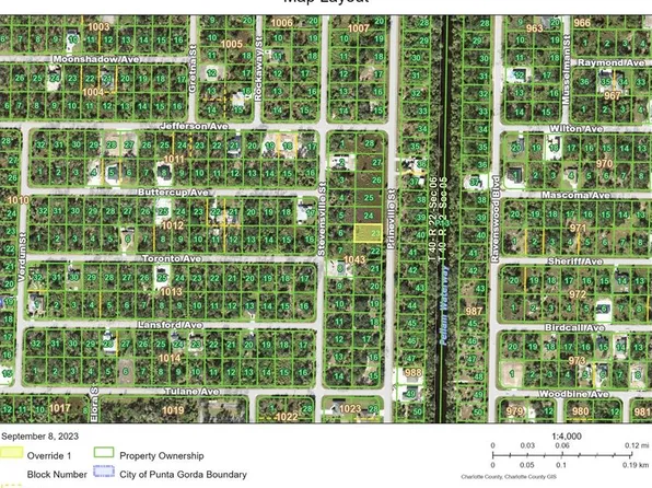 319 PRINEVILLE STREET LOT 23, PORT CHARLOTTE, FL 33954
