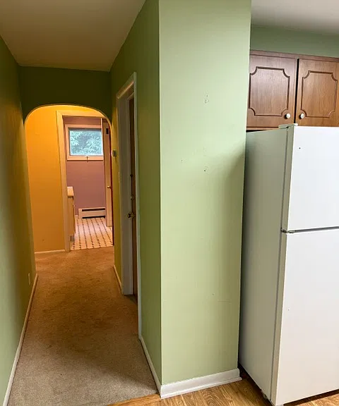 Hall from kitchen to bathroom