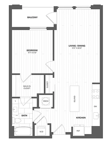 Floor plan 1B