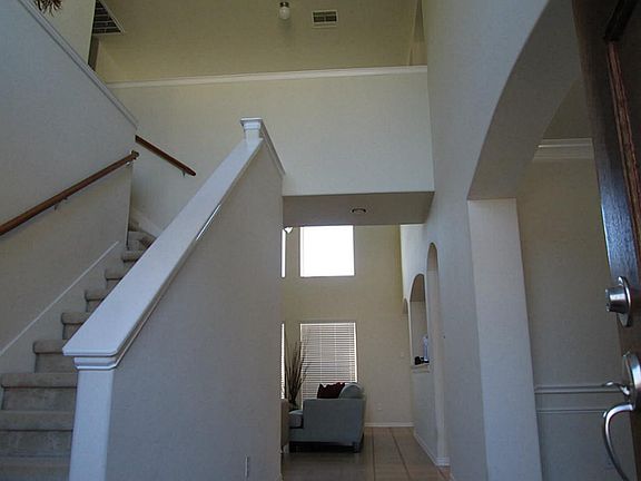 Entrance: The towering ceilings open up the whole house.