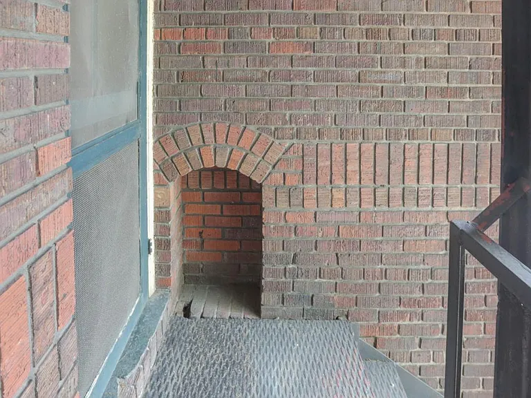 Back door and fire escape